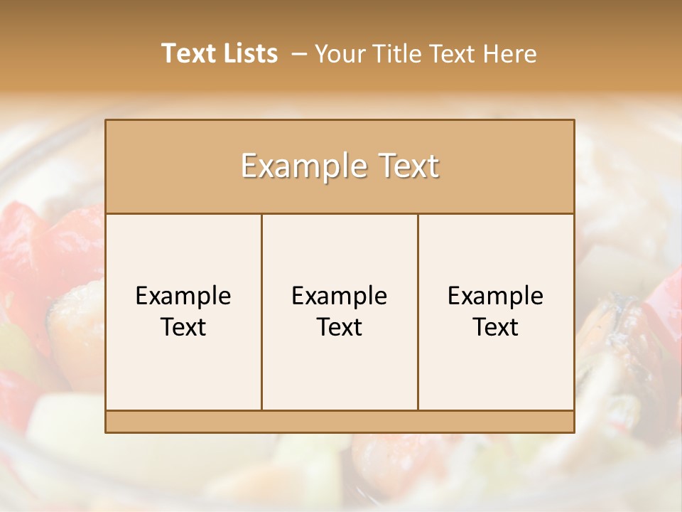 Nutrition Crab Vitamin PowerPoint Template