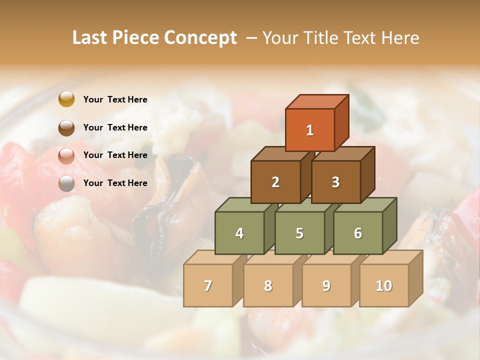 Nutrition Crab Vitamin PowerPoint Template