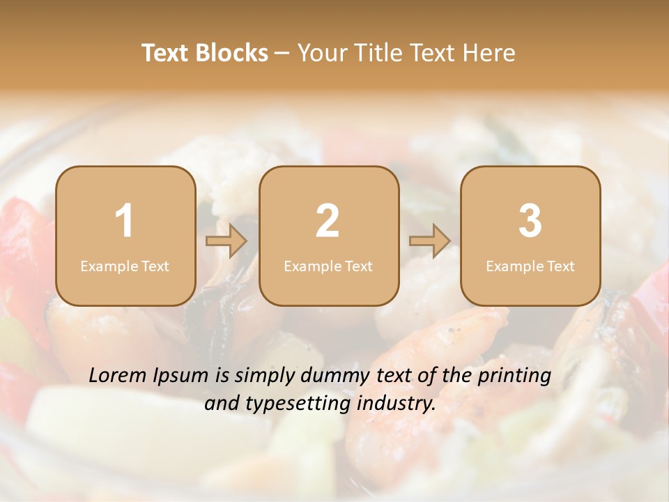 Nutrition Crab Vitamin PowerPoint Template