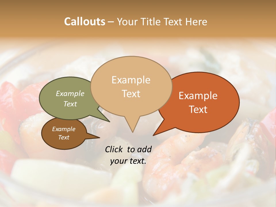 Nutrition Crab Vitamin PowerPoint Template