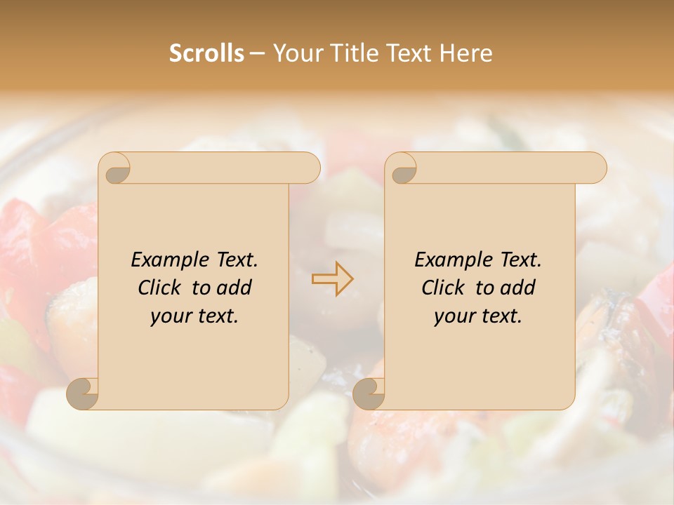 Nutrition Crab Vitamin PowerPoint Template