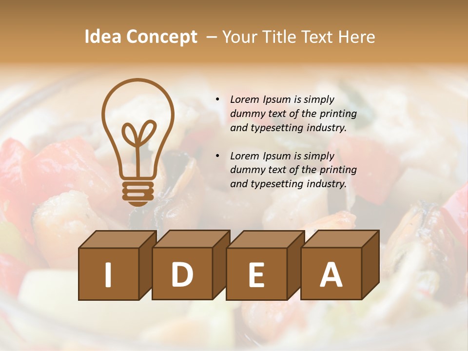 Nutrition Crab Vitamin PowerPoint Template