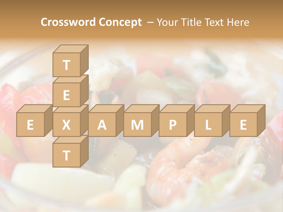 Nutrition Crab Vitamin PowerPoint Template