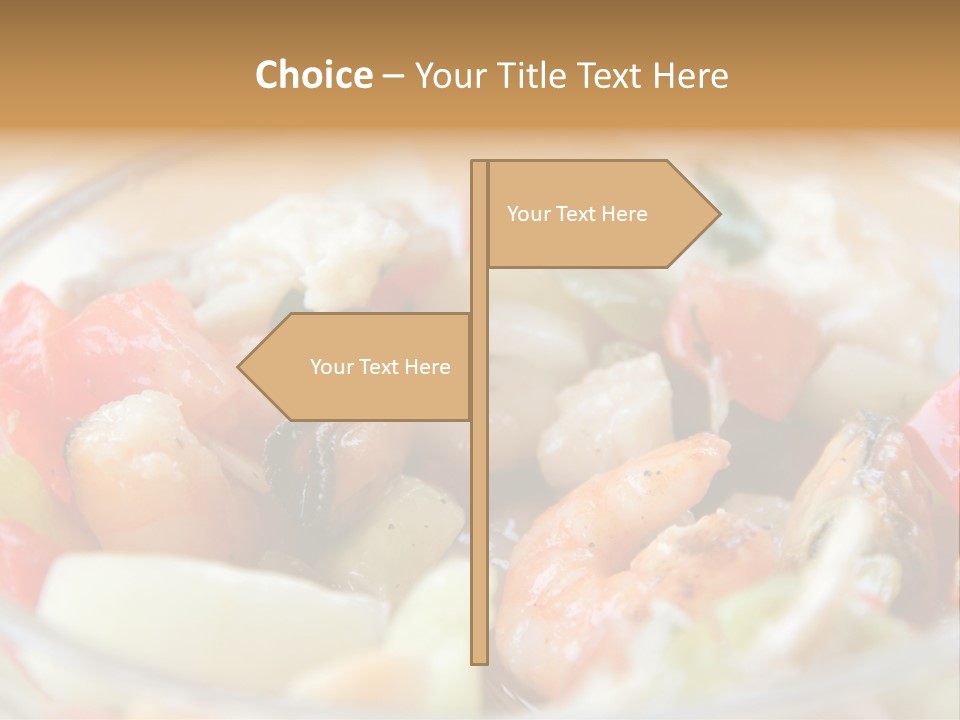 Nutrition Crab Vitamin PowerPoint Template