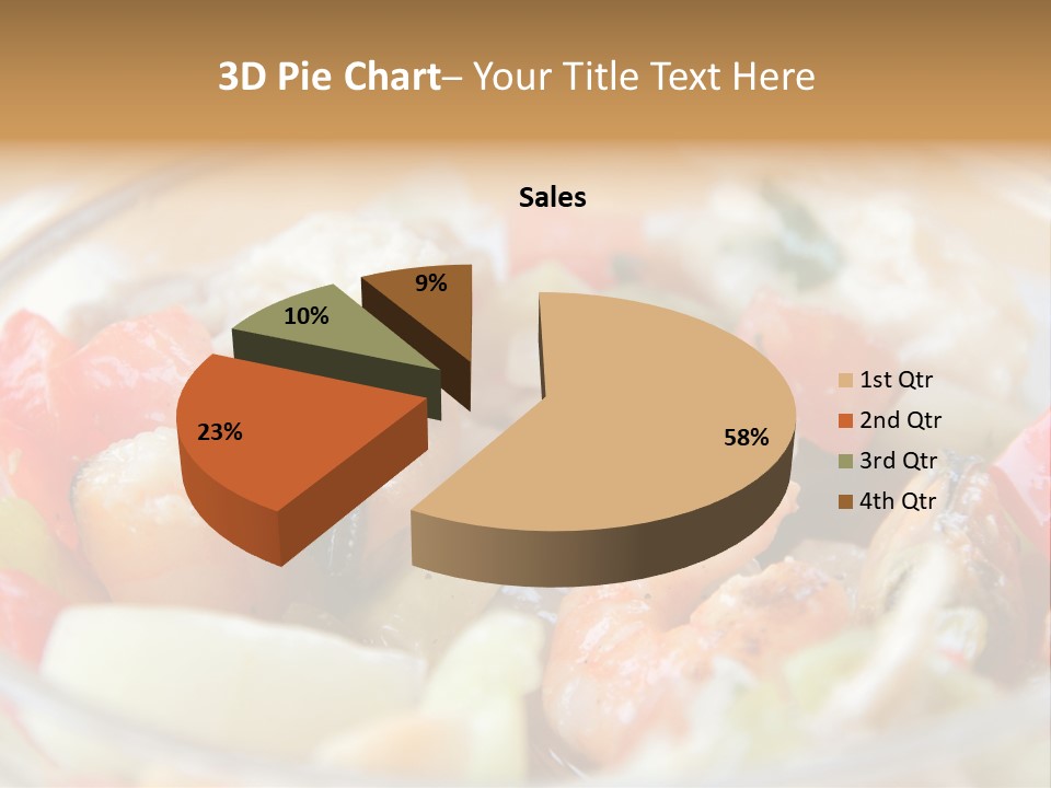 Nutrition Crab Vitamin PowerPoint Template