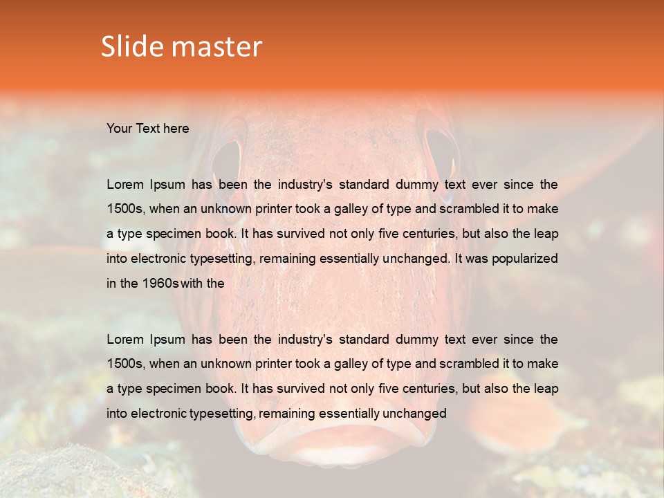 Nature Island Undersea PowerPoint Template