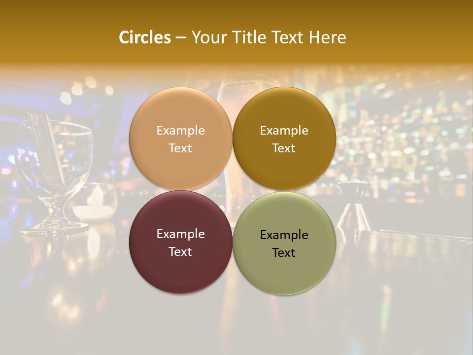 A Glass Of Beer Sitting On Top Of A Table PowerPoint Template