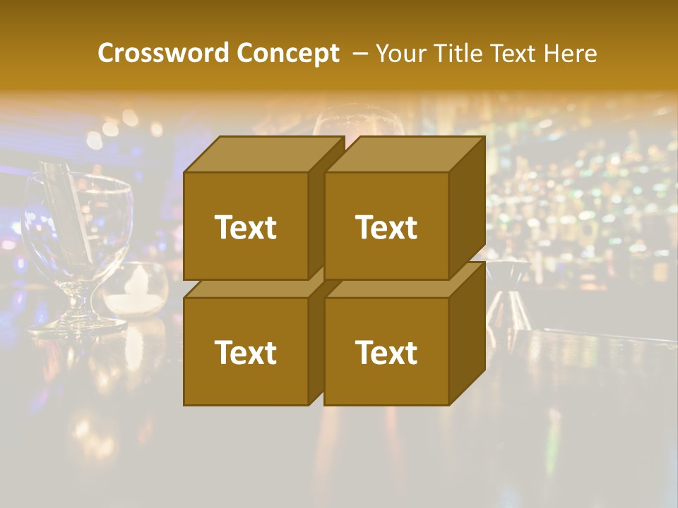 A Glass Of Beer Sitting On Top Of A Table PowerPoint Template