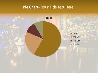 A Glass Of Beer Sitting On Top Of A Table PowerPoint Template