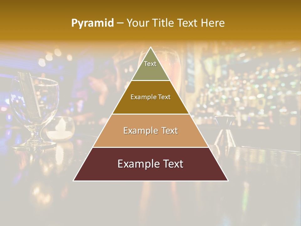 A Glass Of Beer Sitting On Top Of A Table PowerPoint Template