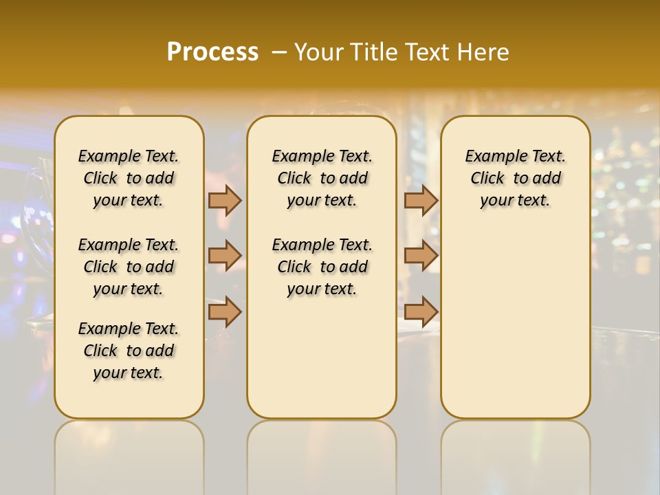 A Glass Of Beer Sitting On Top Of A Table PowerPoint Template