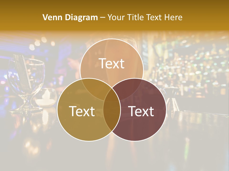 A Glass Of Beer Sitting On Top Of A Table PowerPoint Template