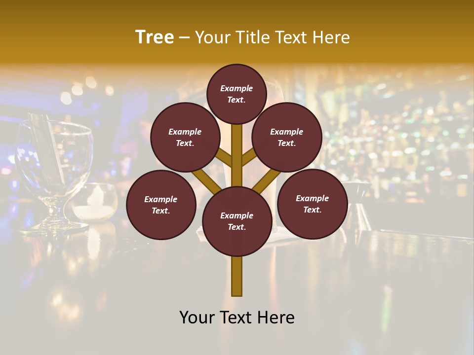 A Glass Of Beer Sitting On Top Of A Table PowerPoint Template