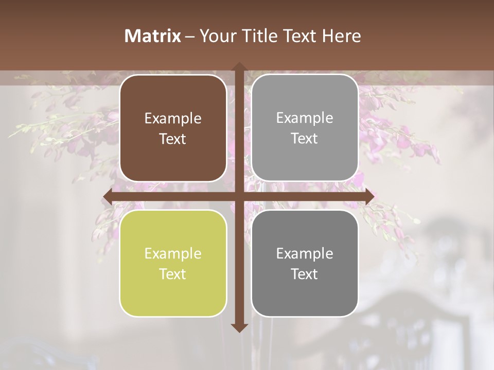 Elegant Floral Decoration PowerPoint Template