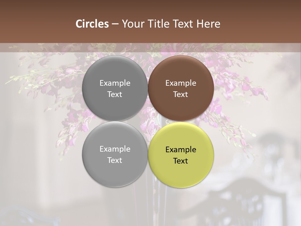Elegant Floral Decoration PowerPoint Template