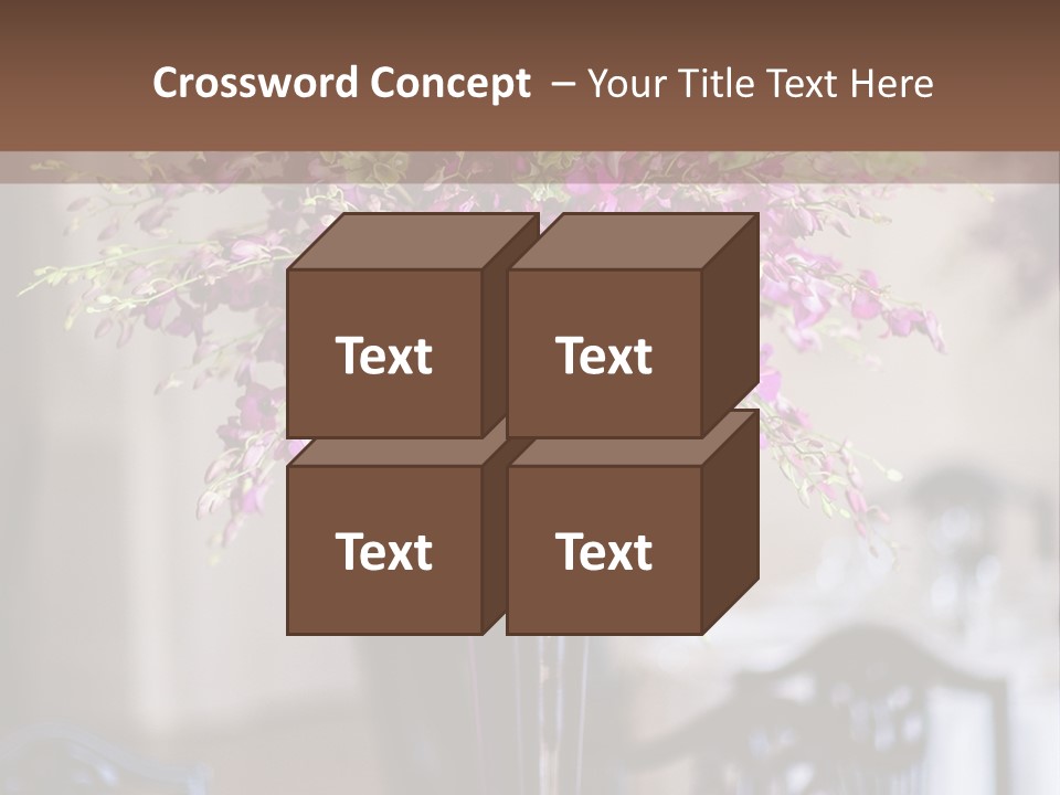 Elegant Floral Decoration PowerPoint Template
