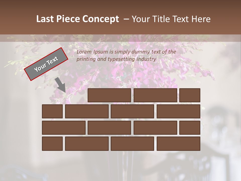 Elegant Floral Decoration PowerPoint Template