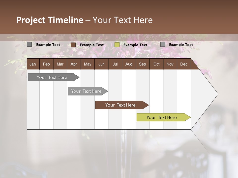 Elegant Floral Decoration PowerPoint Template