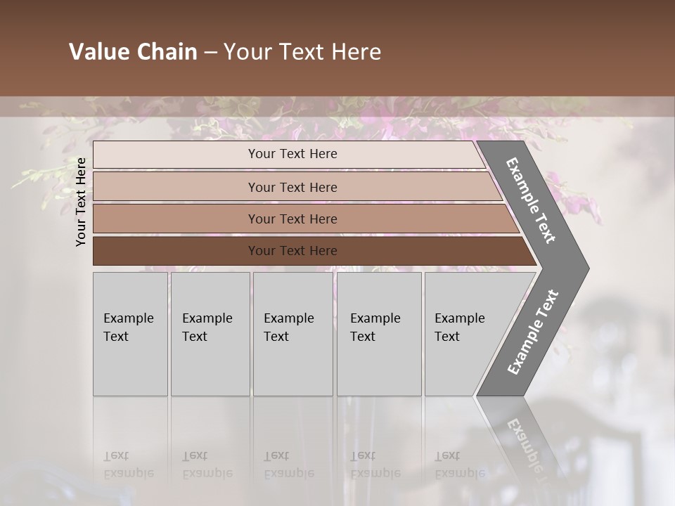 Elegant Floral Decoration PowerPoint Template