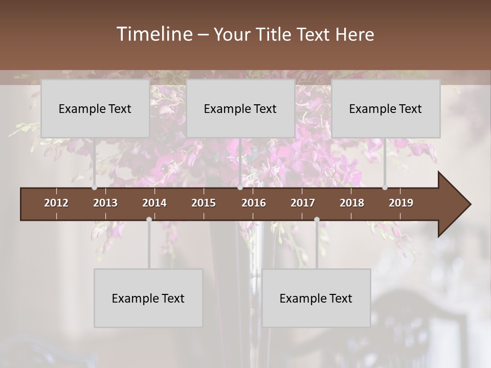 Elegant Floral Decoration PowerPoint Template