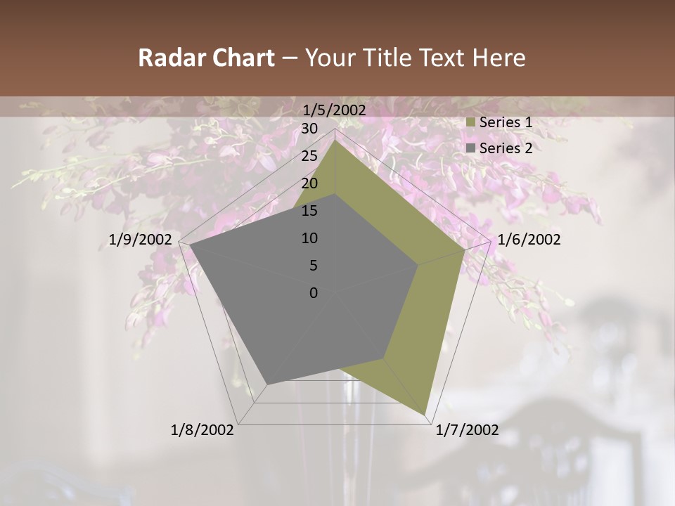 Elegant Floral Decoration PowerPoint Template