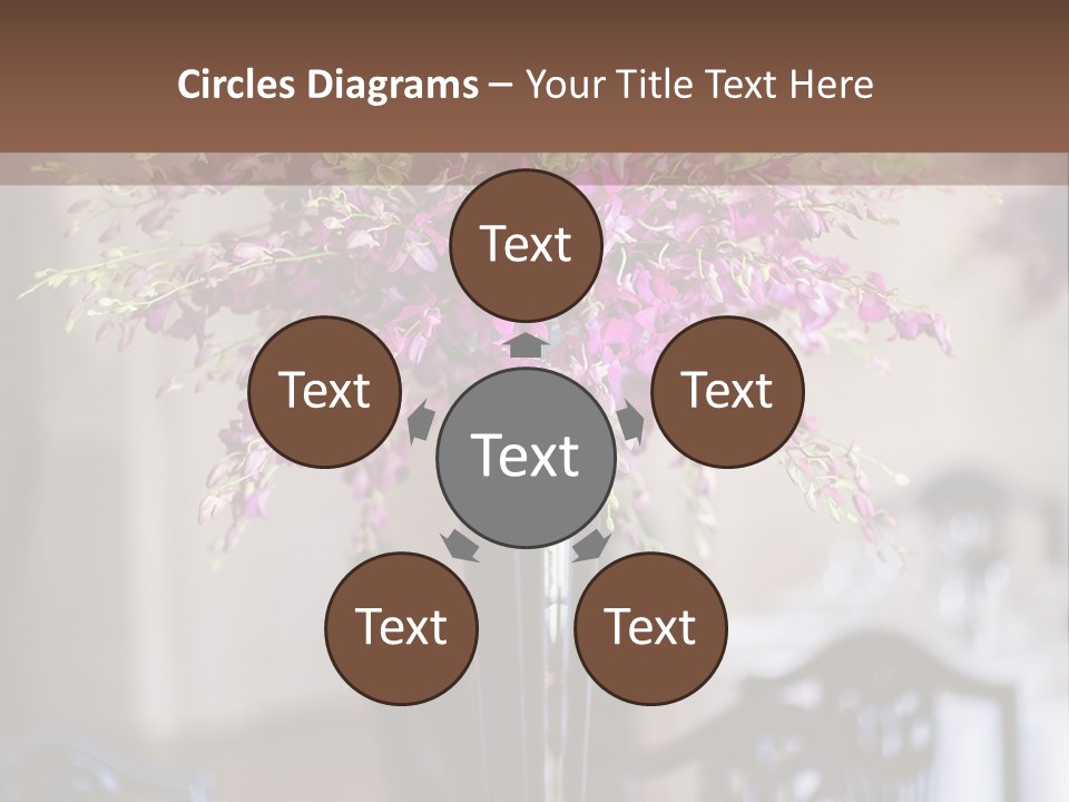 Elegant Floral Decoration PowerPoint Template