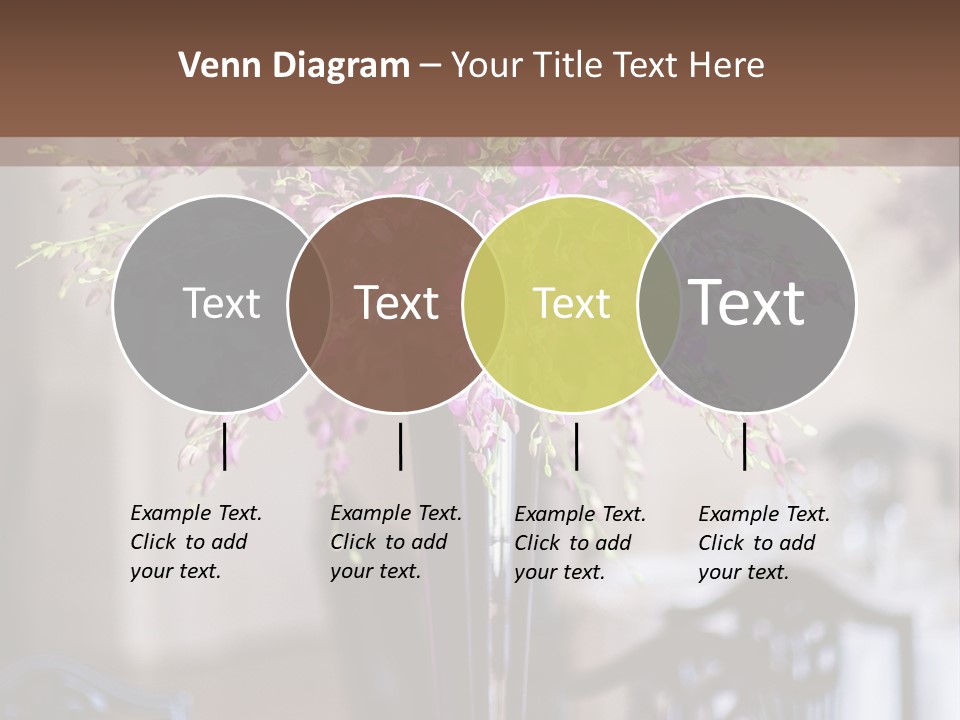 Elegant Floral Decoration PowerPoint Template