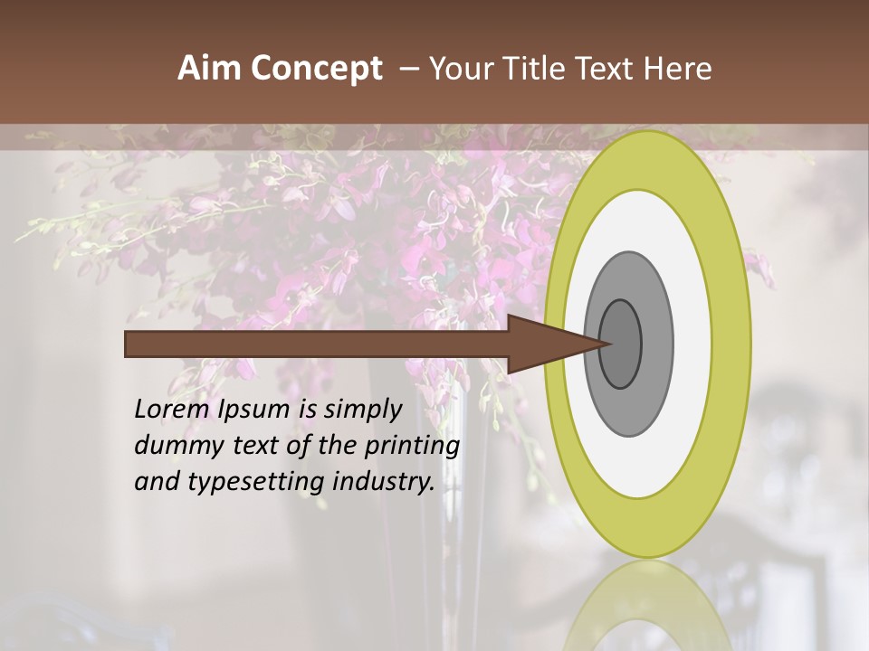 Elegant Floral Decoration PowerPoint Template