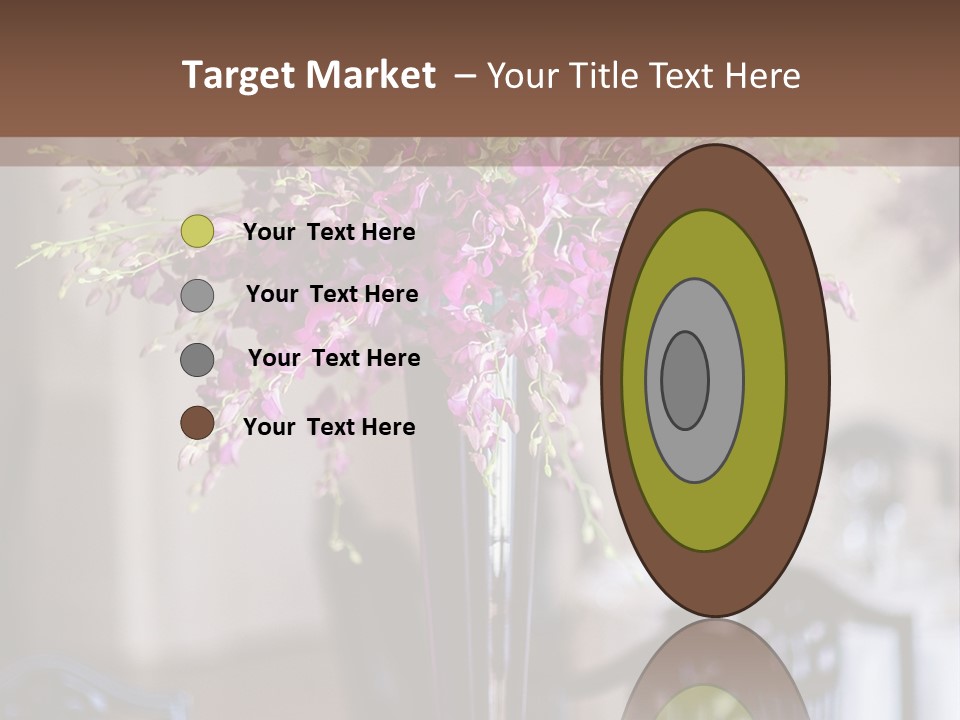 Elegant Floral Decoration PowerPoint Template