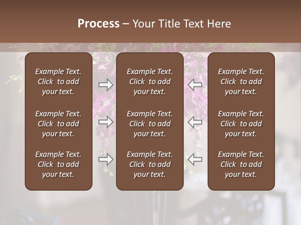 Elegant Floral Decoration PowerPoint Template