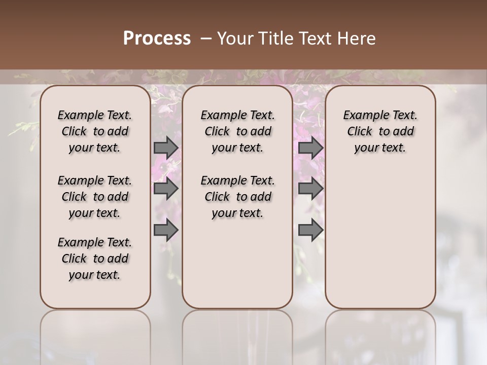 Elegant Floral Decoration PowerPoint Template
