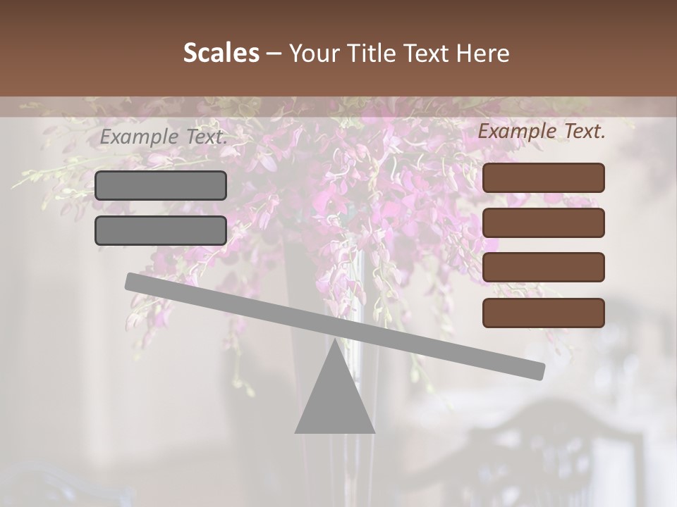 Elegant Floral Decoration PowerPoint Template