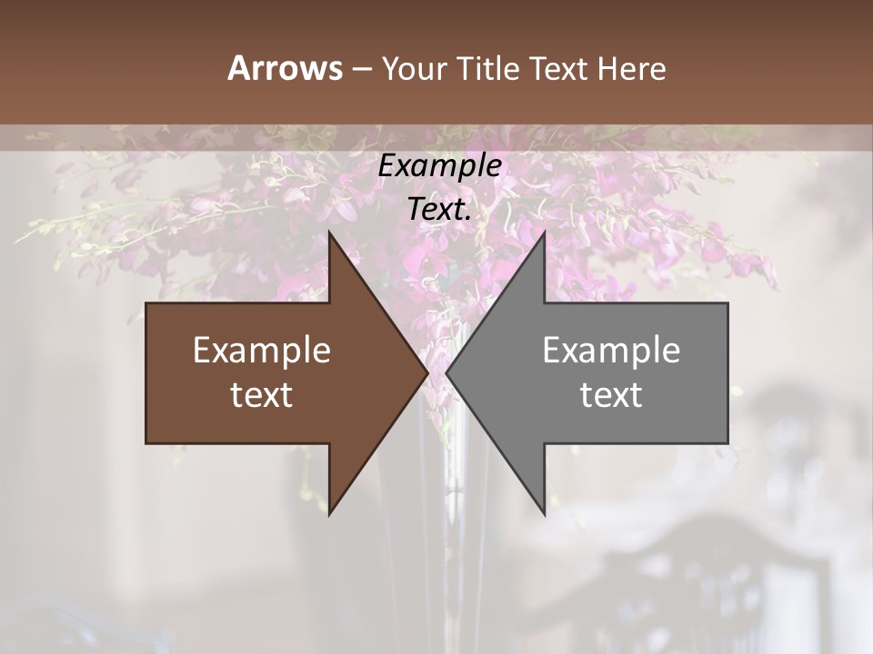 Elegant Floral Decoration PowerPoint Template