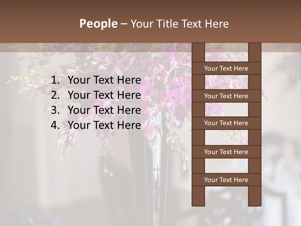 Elegant Floral Decoration PowerPoint Template
