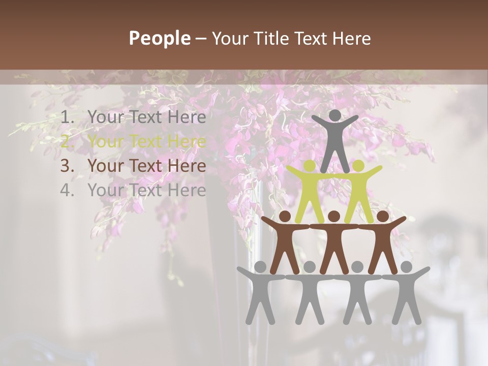 Elegant Floral Decoration PowerPoint Template