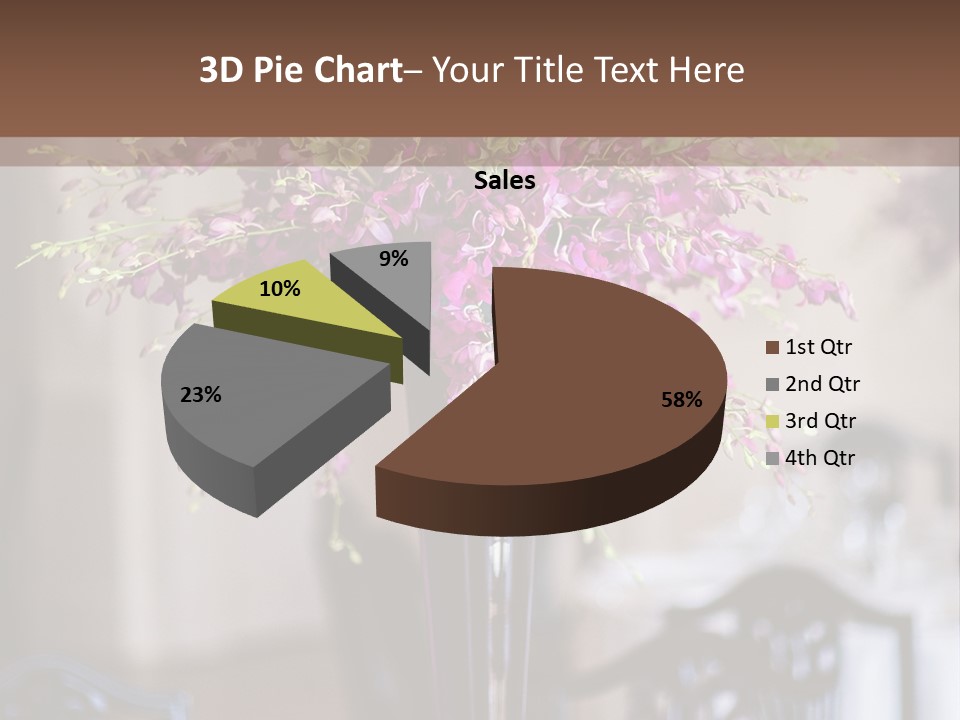 Elegant Floral Decoration PowerPoint Template