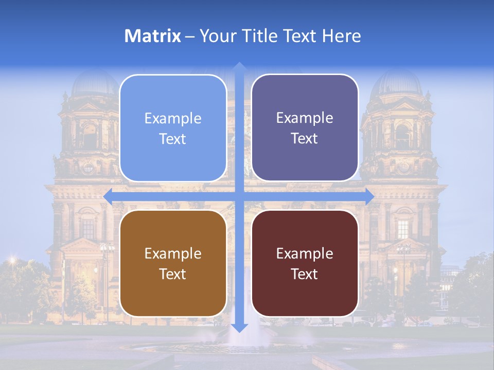 Tv Tower East Berlin Berliner Dom PowerPoint Template