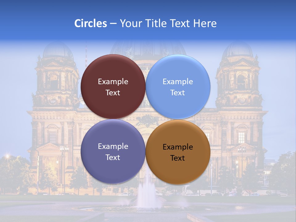 Tv Tower East Berlin Berliner Dom PowerPoint Template