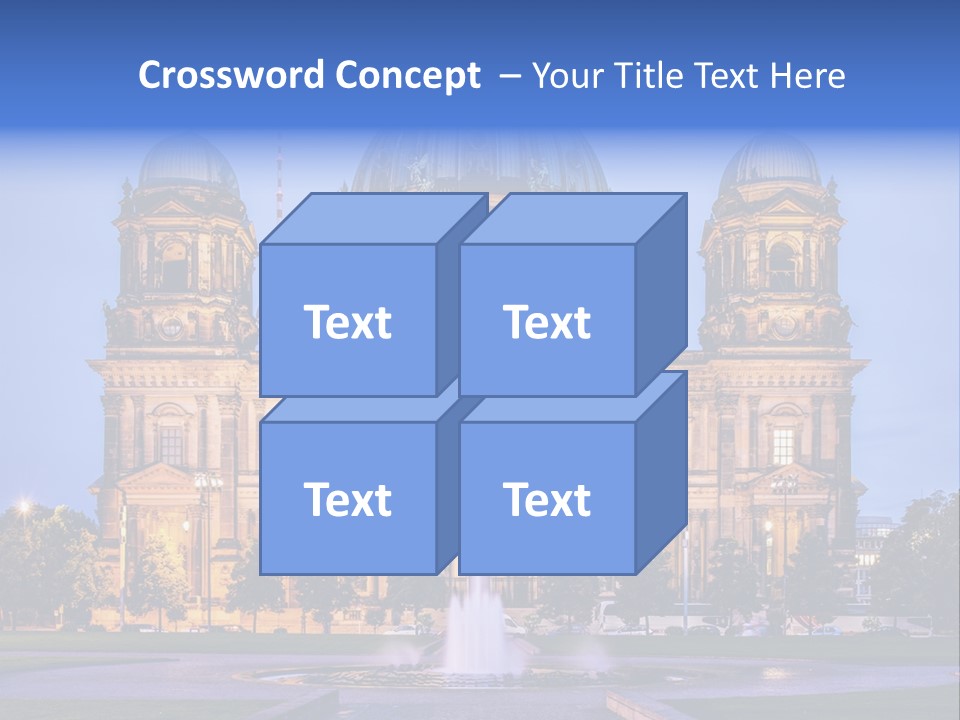 Tv Tower East Berlin Berliner Dom PowerPoint Template