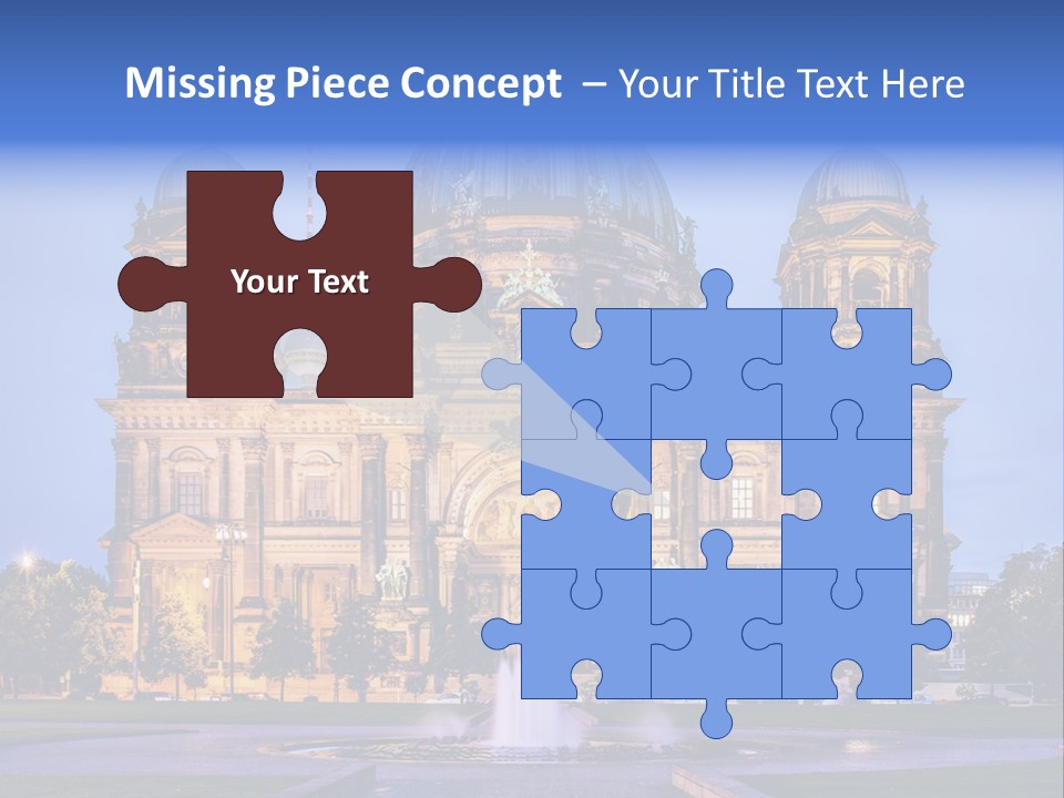 Tv Tower East Berlin Berliner Dom PowerPoint Template