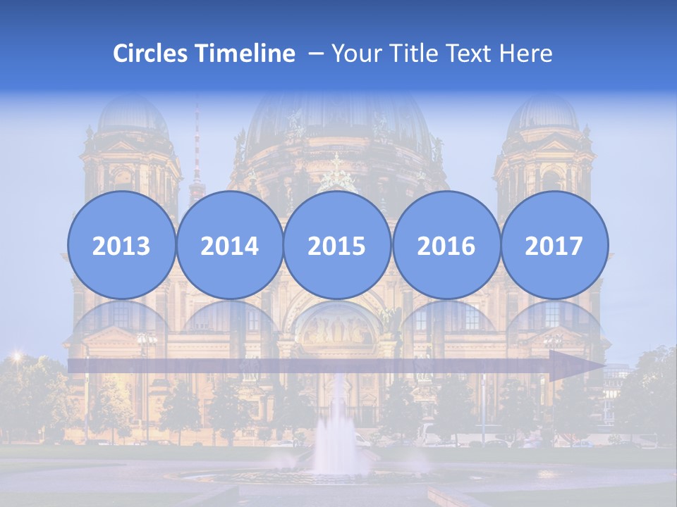 Tv Tower East Berlin Berliner Dom PowerPoint Template