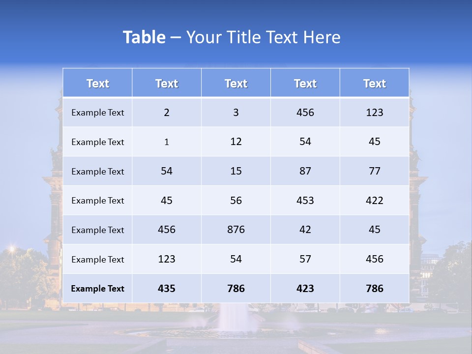 Tv Tower East Berlin Berliner Dom PowerPoint Template