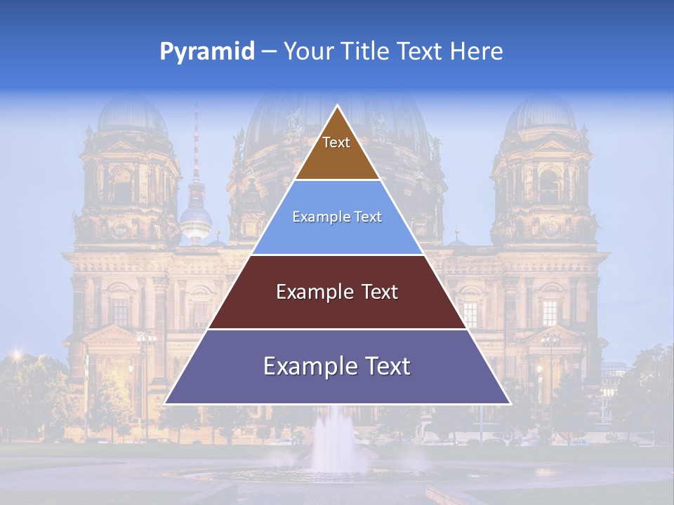 Tv Tower East Berlin Berliner Dom PowerPoint Template