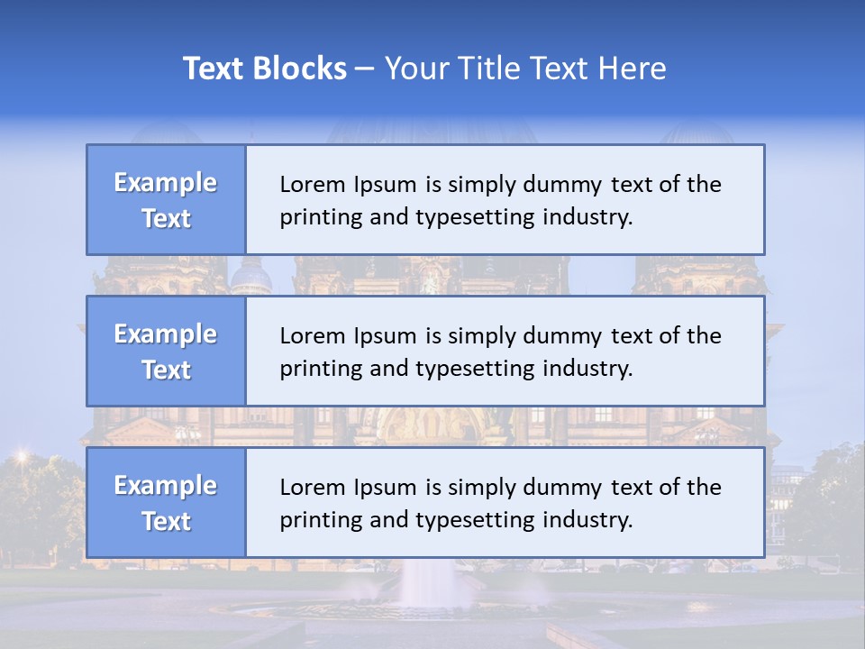 Tv Tower East Berlin Berliner Dom PowerPoint Template