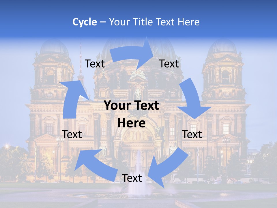 Tv Tower East Berlin Berliner Dom PowerPoint Template