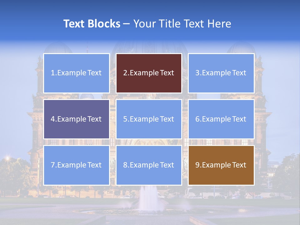 Tv Tower East Berlin Berliner Dom PowerPoint Template