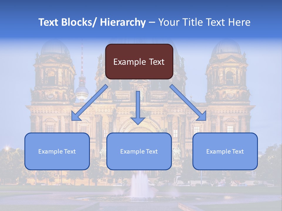 Tv Tower East Berlin Berliner Dom PowerPoint Template