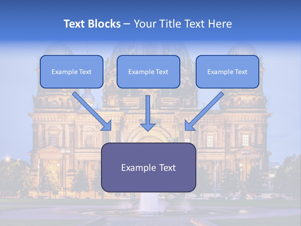 Tv Tower East Berlin Berliner Dom PowerPoint Template
