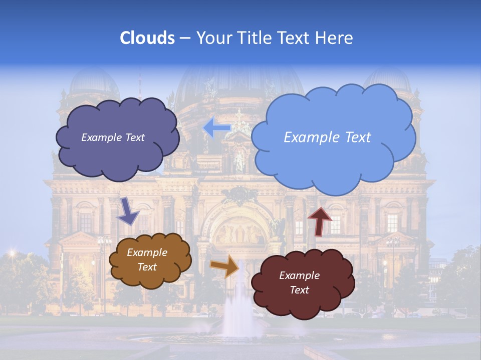 Tv Tower East Berlin Berliner Dom PowerPoint Template