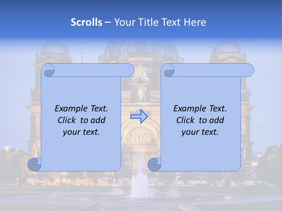 Tv Tower East Berlin Berliner Dom PowerPoint Template